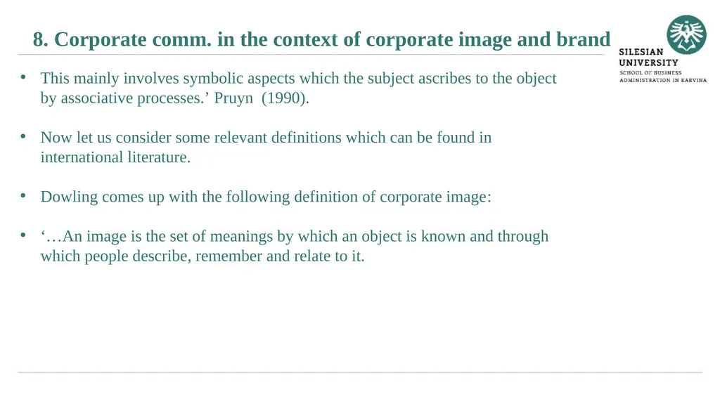 Janusz Karpeta Corporate communication Subject - slide 4 of 33