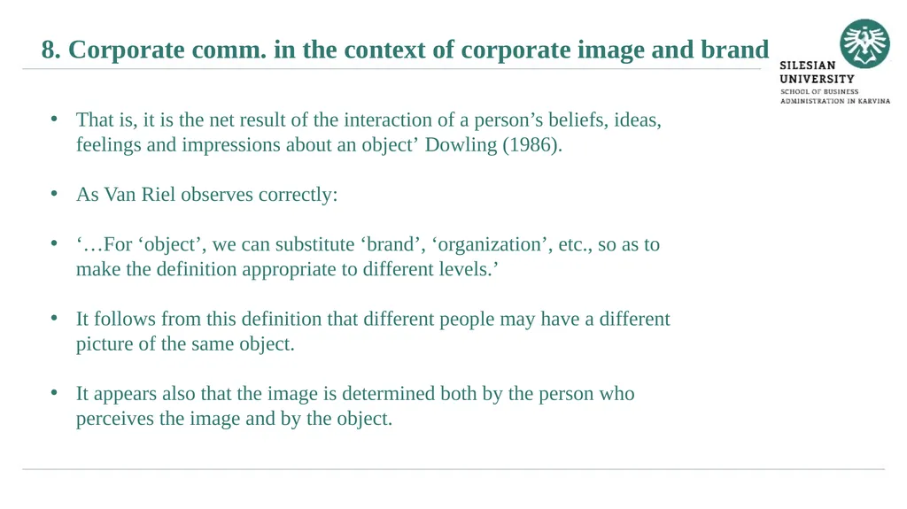 Janusz Karpeta Corporate communication Subject - slide 5 of 33
