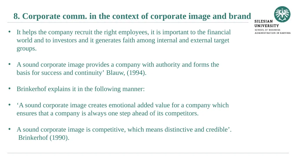 Janusz Karpeta Corporate communication Subject - slide 8 of 33