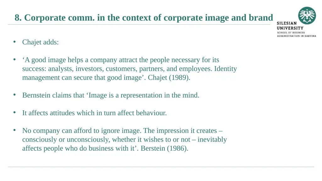 Janusz Karpeta Corporate communication Subject - slide 9 of 33