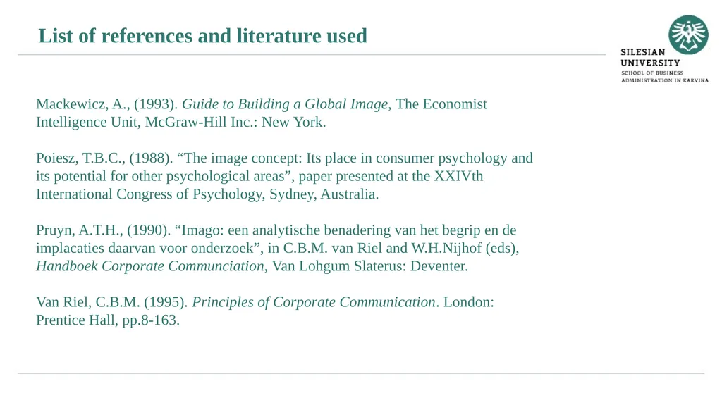 Janusz Karpeta Corporate communication Subject - slide 33 of 33