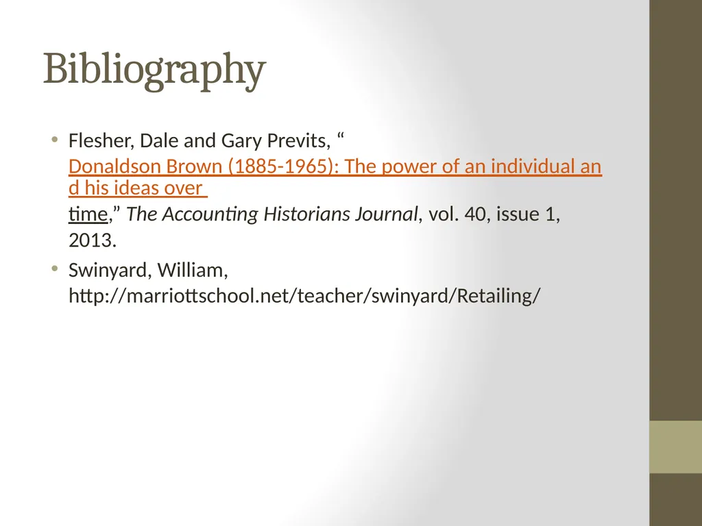 The Dupont Model: Introduction P.V. Viswanath - slide 44 of 44
