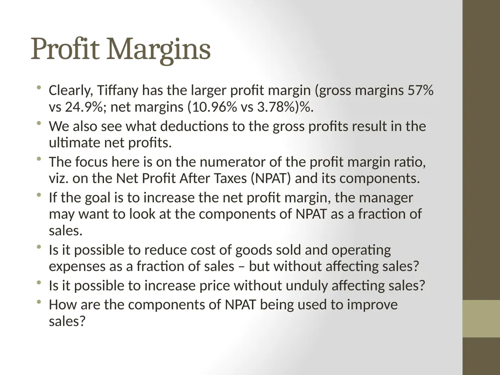 The Dupont Model: Introduction P.V. Viswanath - slide 13 of 44