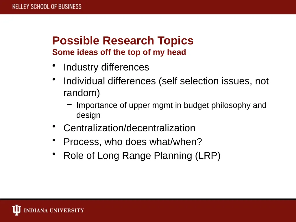 New Directions in Management Accounting Brussels, - slide 24 of 25