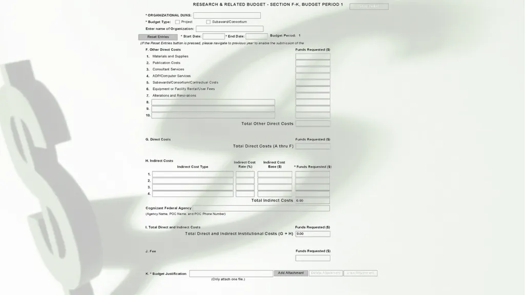 Preparing your Research Proposal Budget & Budget - slide 6 of 17