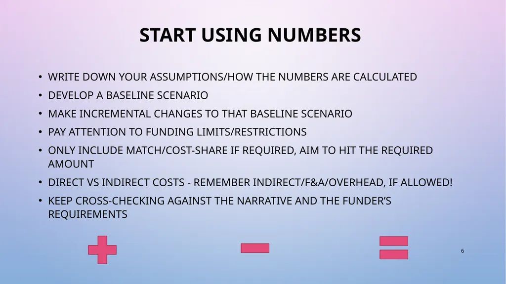 Demystifying Grant BudgetS Dorothy Warner - slide 6 of 13