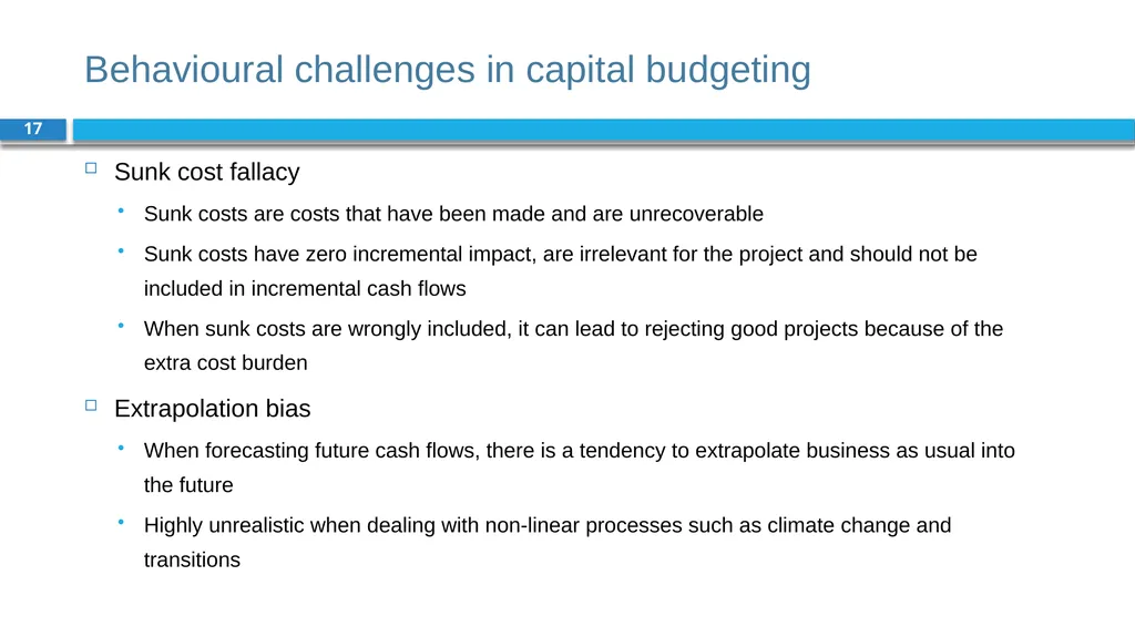 Corporate Finance for Long-Term Value Chapter 7: - slide 17 of 31
