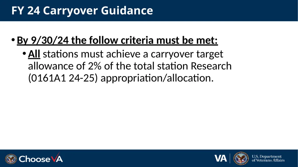 Budget Execution Guidance for FY 24 Close-Out and - slide 4 of 24