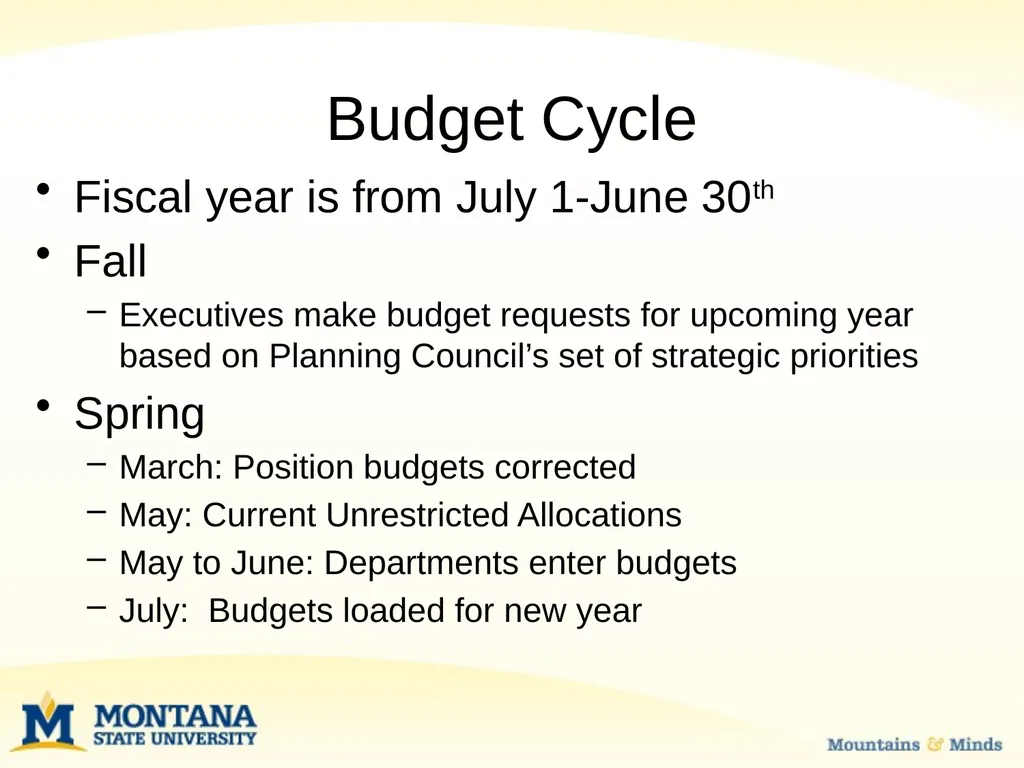 Budget Basics & MSU Funding Sources Financial - slide 10 of 47