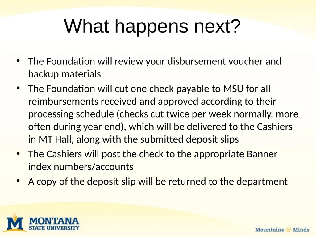 Budget Basics & MSU Funding Sources Financial - slide 43 of 47