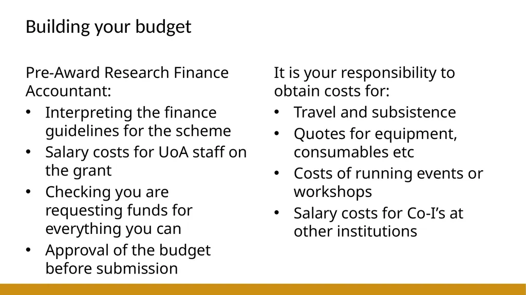 ResearchBite Getting Started with Research Funding - slide 14 of 23