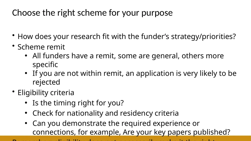 ResearchBite Getting Started with Research Funding - slide 7 of 23