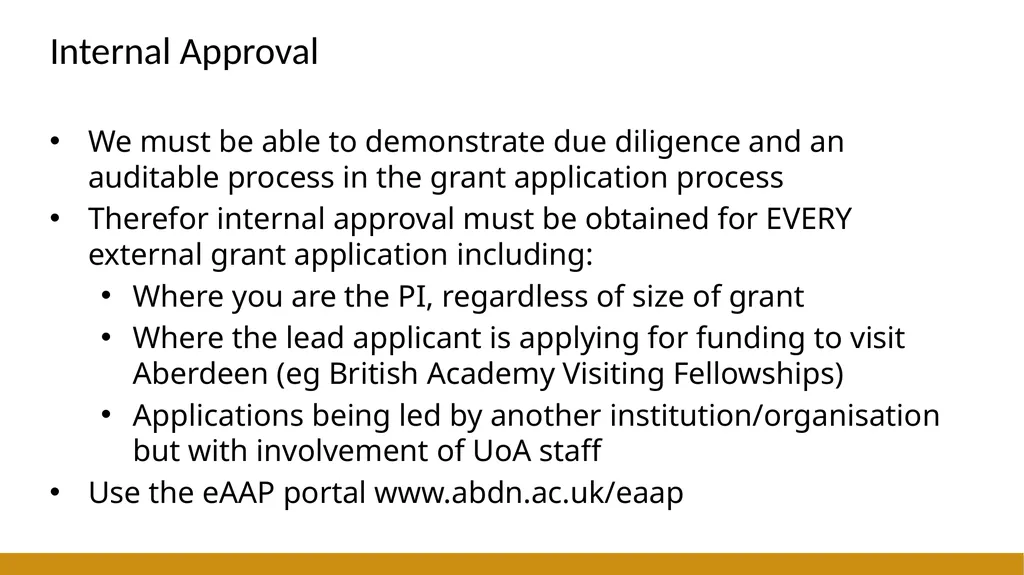 ResearchBite Getting Started with Research Funding - slide 21 of 23