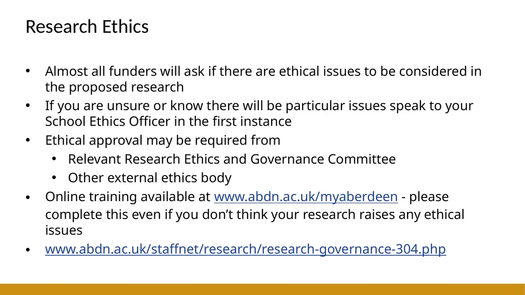 ResearchBite Getting Started with Research Funding - slide 15 of 23