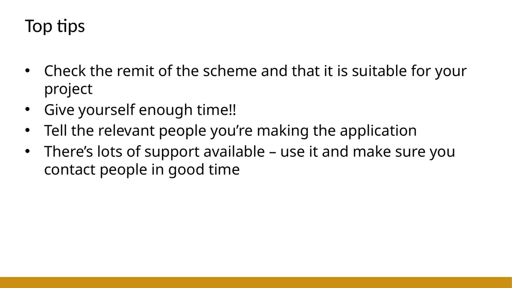 ResearchBite Getting Started with Research Funding - slide 23 of 23