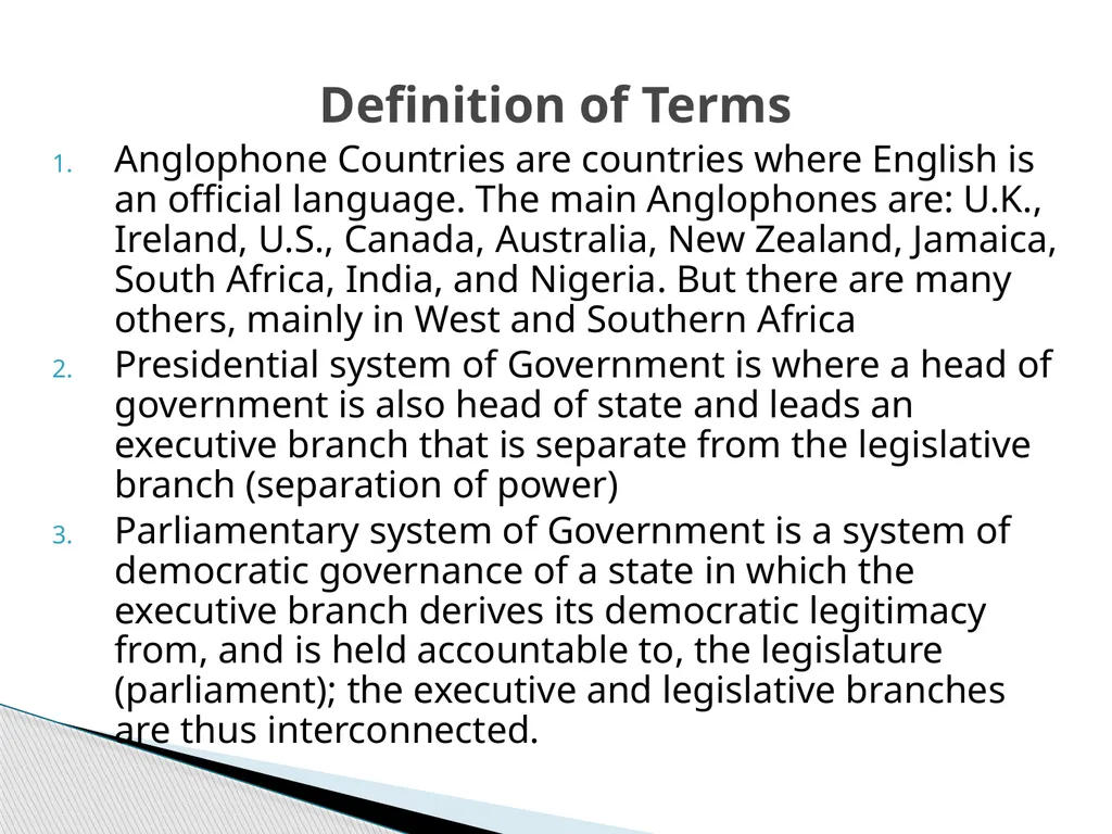 THE BUDGET PROCESS IN PRESIDENTIAL AND - slide 4 of 25