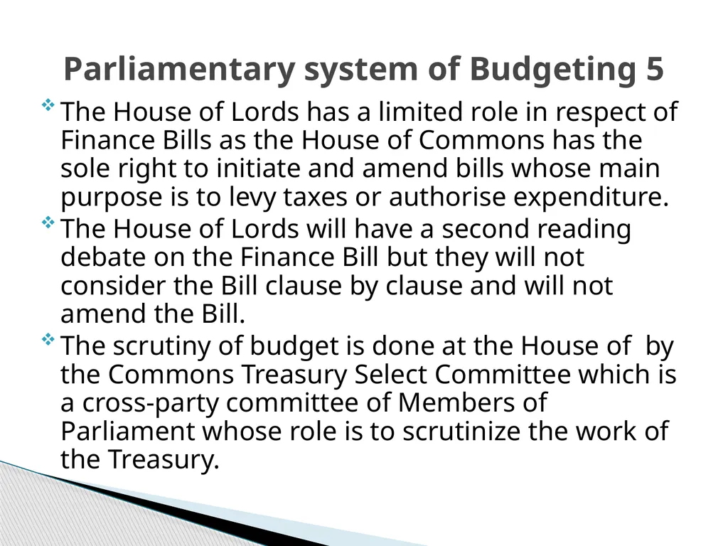 THE BUDGET PROCESS IN PRESIDENTIAL AND - slide 18 of 25