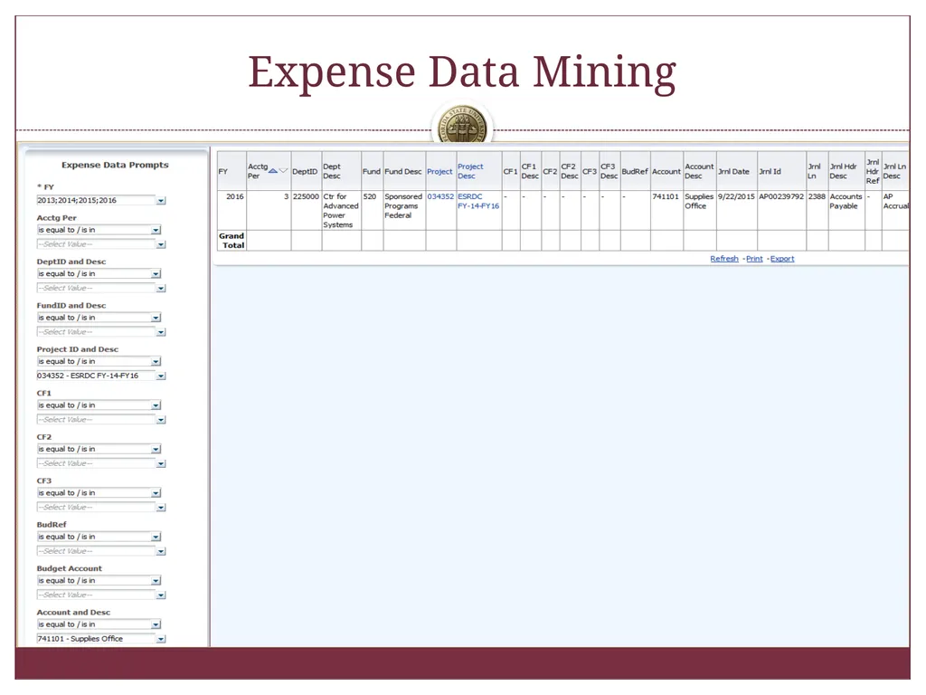 “SPEAR” Workshop October 19 & 30, 2015 Financial - slide 38 of 43