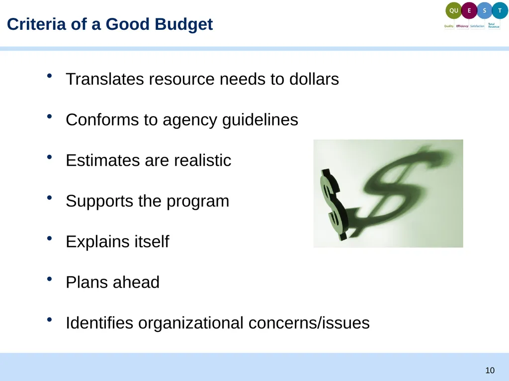 Proposal Development and Budgeting Basics Todd - slide 10 of 32