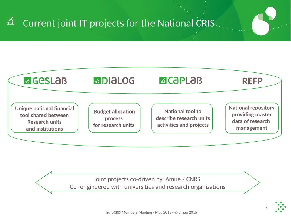What are the Plans for Partnership IS Research - slide 6 of 14