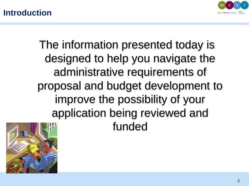 Proposal Development and Budgeting Basics Ellen - slide 2 of 26