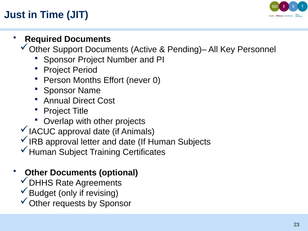 Proposal Development and Budgeting Basics Ellen - slide 23 of 26