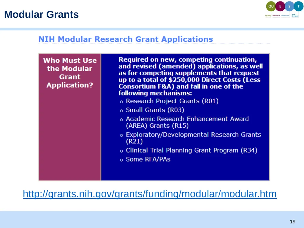 Proposal Development and Budgeting Basics Ellen - slide 19 of 26