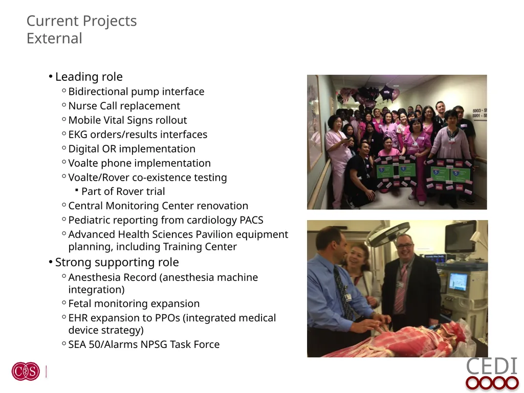 Clinical Engineering & Device Integration (CEDI) - slide 13 of 16