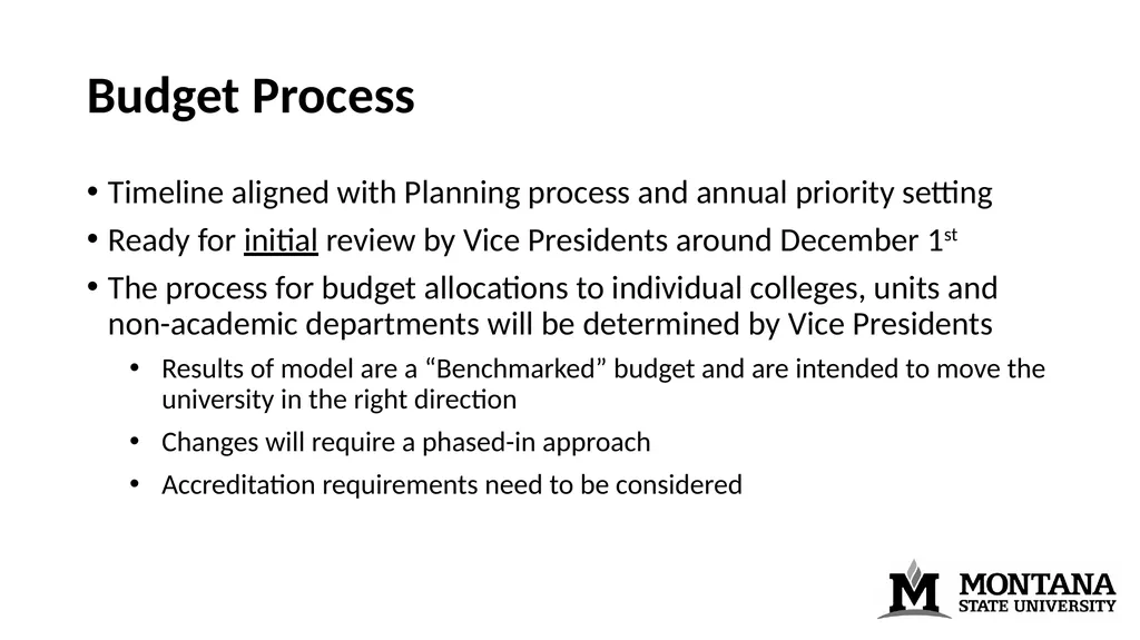 Budget Model Discussion December 10th, 2015 - slide 18 of 19