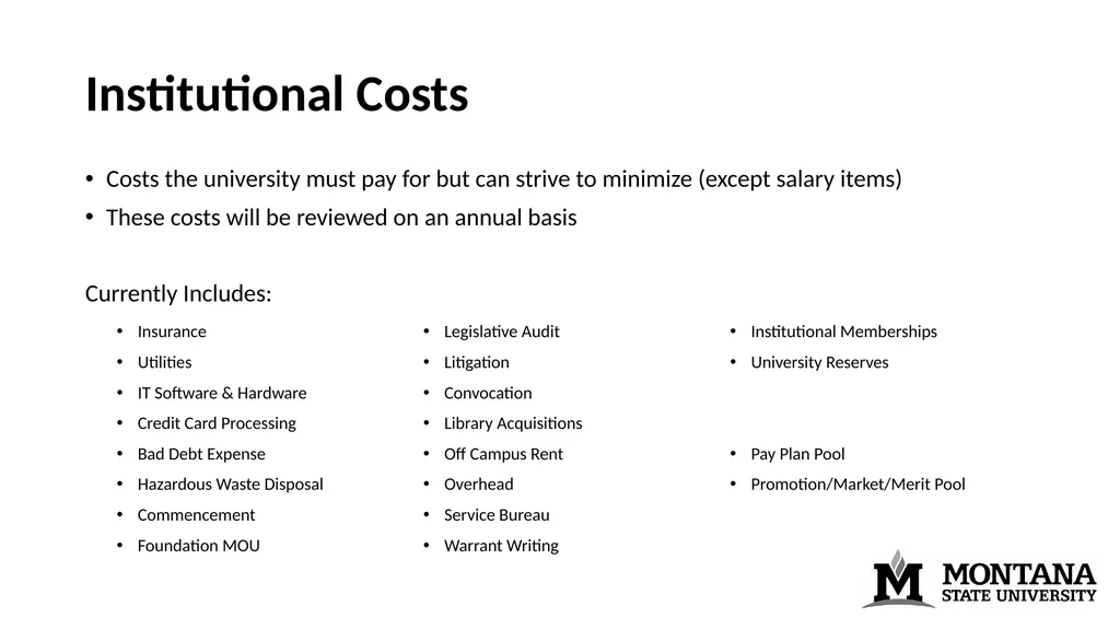 Budget Model Discussion December 10th, 2015 - slide 15 of 19