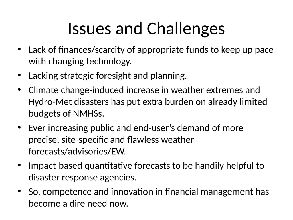 WMO Leadership and Management Programme for Senior - slide 12 of 16