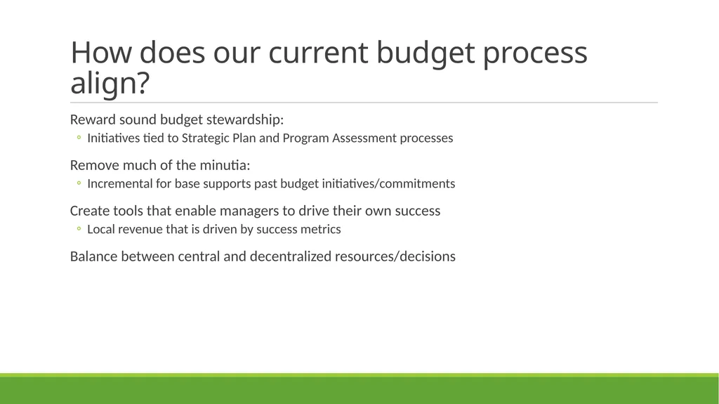 FACULTY ASSEMBLY Fall Semester, 2023 Budget - slide 26 of 27