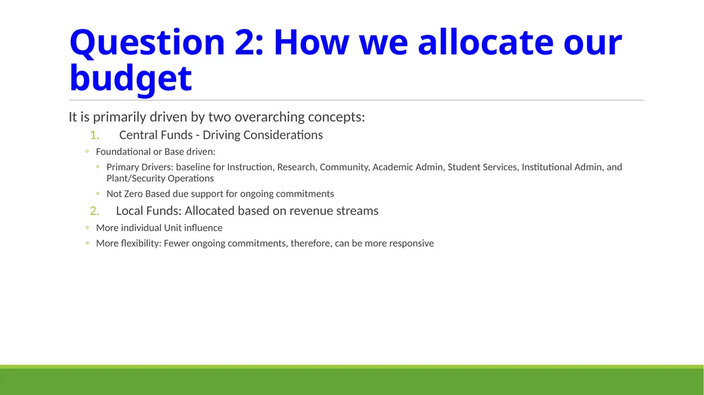 FACULTY ASSEMBLY Fall Semester, 2023 Budget - slide 12 of 27