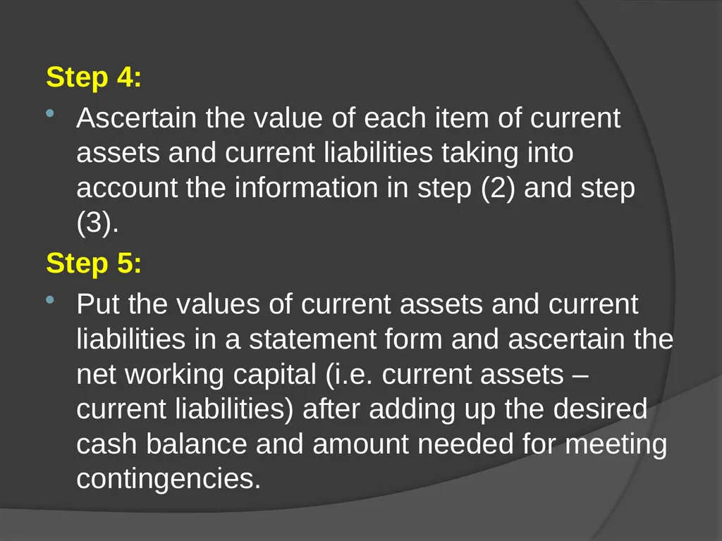 Presentation on Working Capital Management for - slide 19 of 26