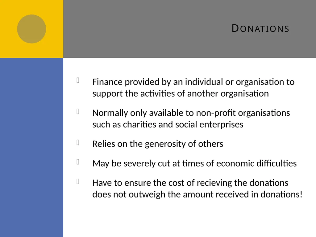 Sources of Finance D1 Sources of finance How many - slide 26 of 31