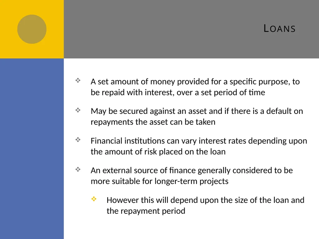 Sources of Finance D1 Sources of finance How many - slide 14 of 31