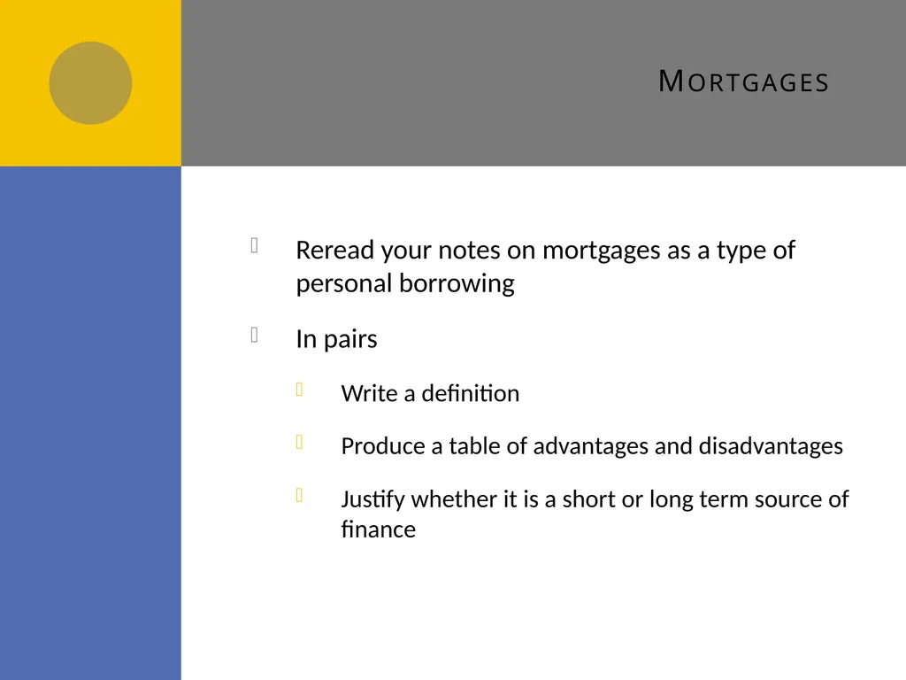 Sources of Finance D1 Sources of finance How many - slide 17 of 31