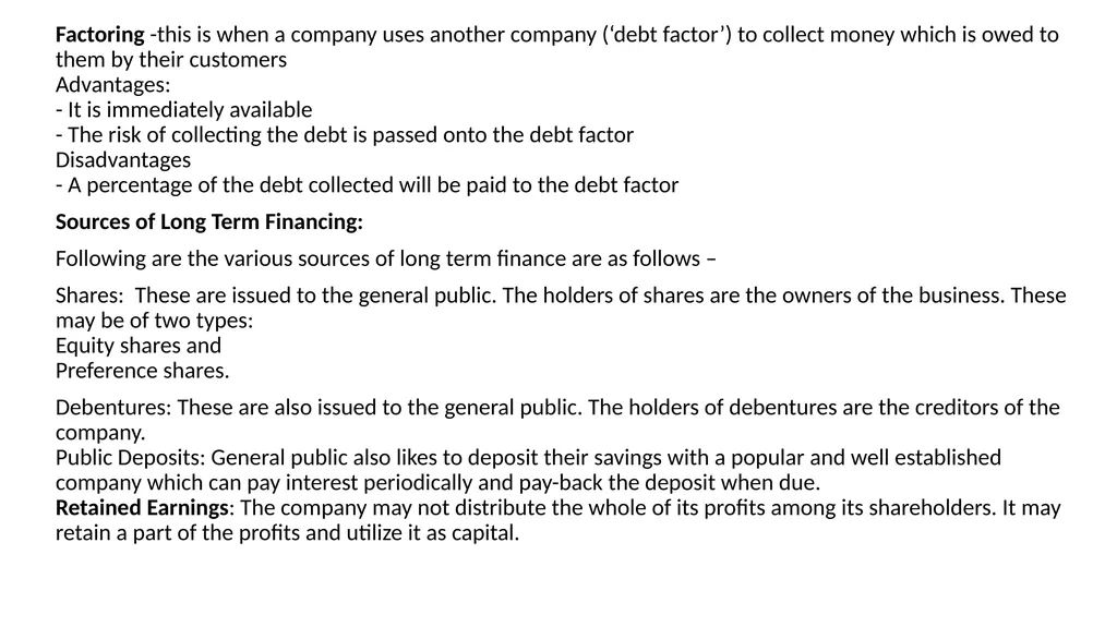 Financial management focuses on ratios, equities - slide 10 of 17