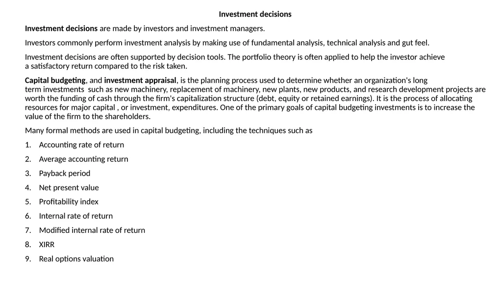 Financial management focuses on ratios, equities - slide 13 of 17