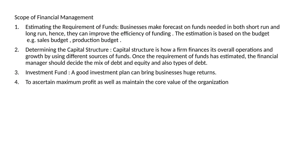 Financial management focuses on ratios, equities - slide 3 of 17