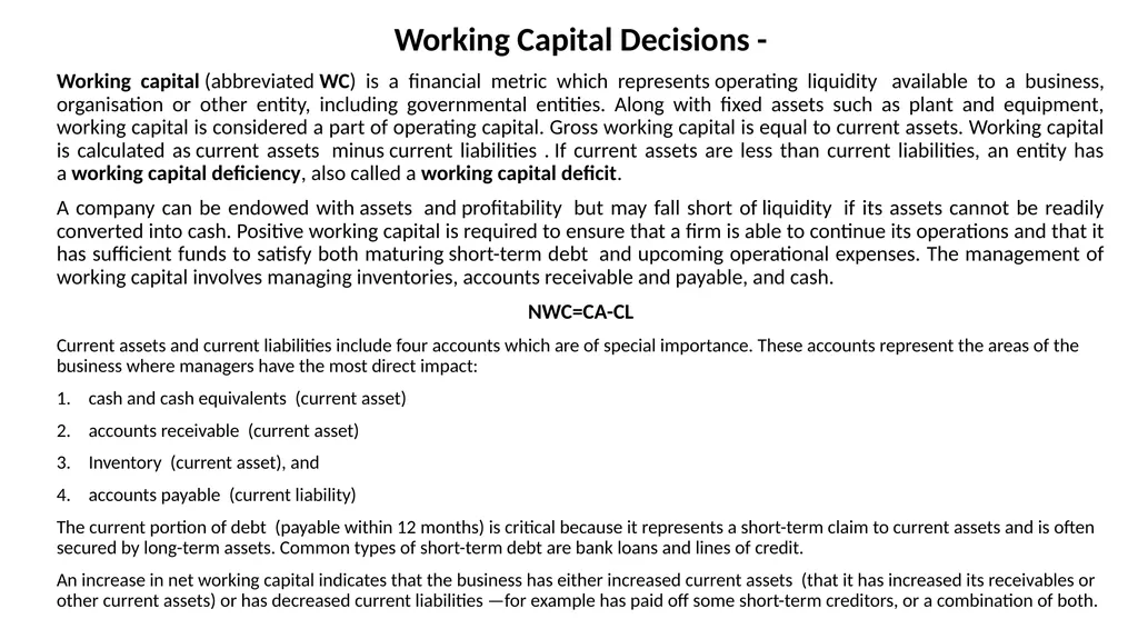 Financial management focuses on ratios, equities - slide 17 of 17