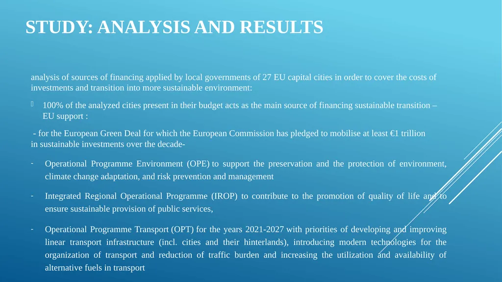 METODOLOGY OF DEVELOPING SUSTAINABLE DEVELOPMENT - slide 25 of 31