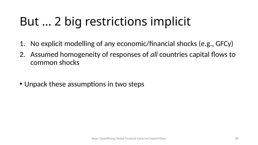 How Important is the Global Financial Cycle? - slide 38 of 55