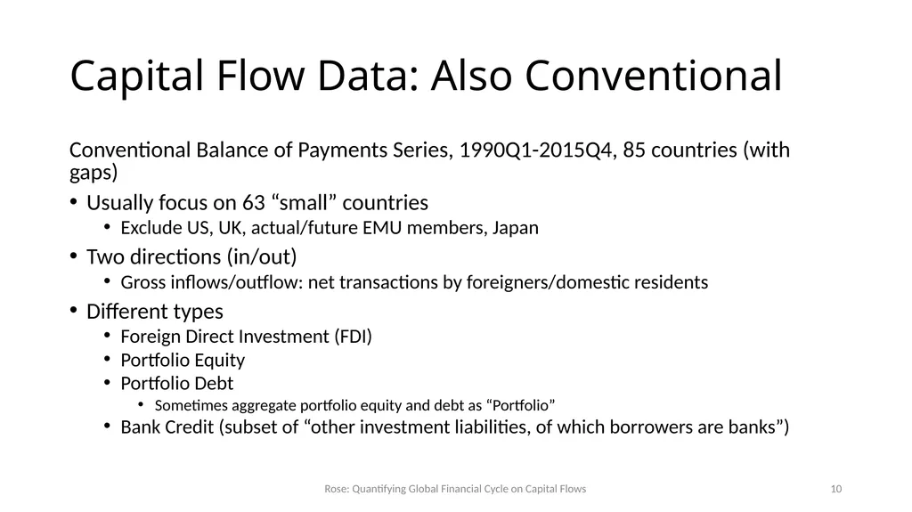 How Important is the Global Financial Cycle? - slide 10 of 55