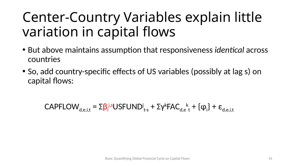How Important is the Global Financial Cycle? - slide 41 of 55
