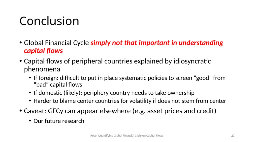 How Important is the Global Financial Cycle? - slide 22 of 55
