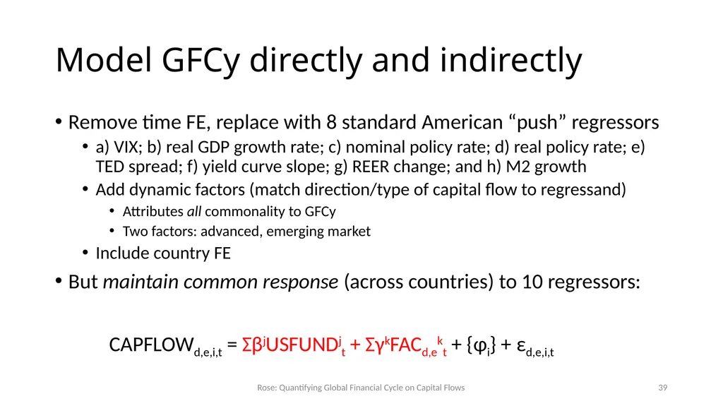 How Important is the Global Financial Cycle? - slide 39 of 55