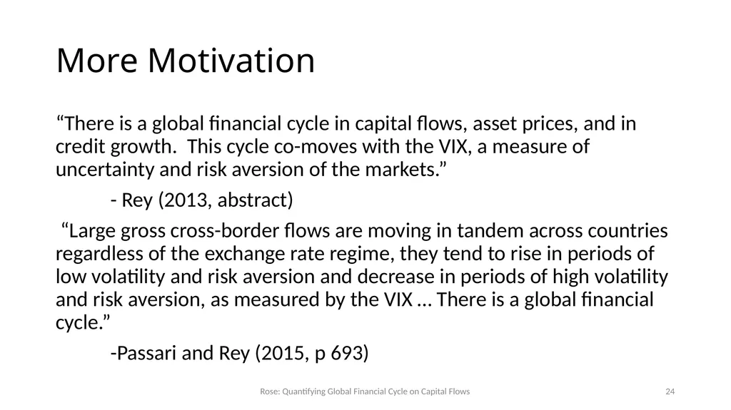 How Important is the Global Financial Cycle? - slide 24 of 55
