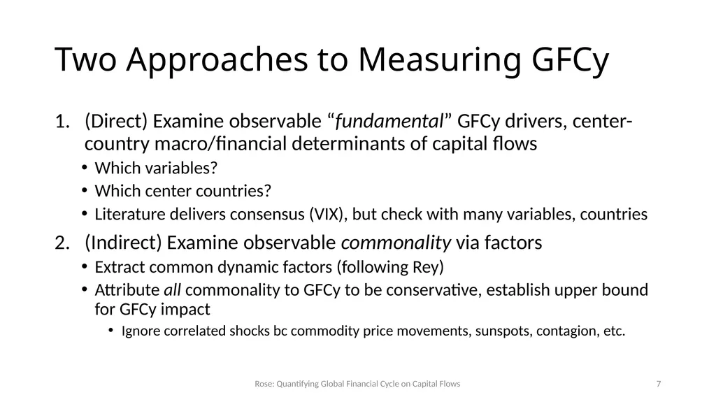 How Important is the Global Financial Cycle? - slide 7 of 55
