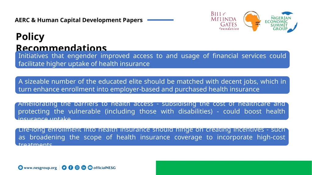 AERC & Human Capital Development Papers July 2023 - slide 9 of 9